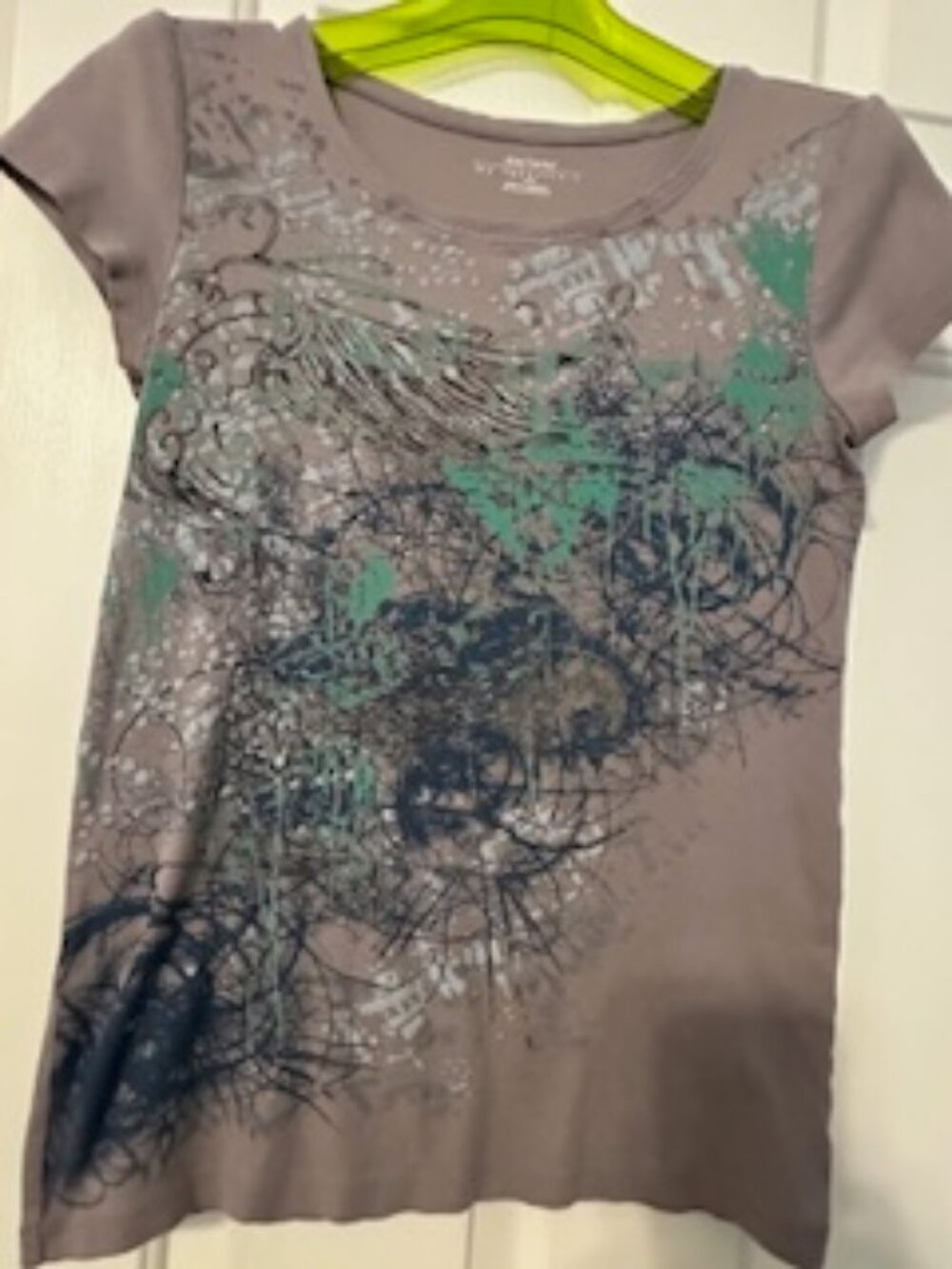 Daisy Fuentes graphic T-Shirt Sz S